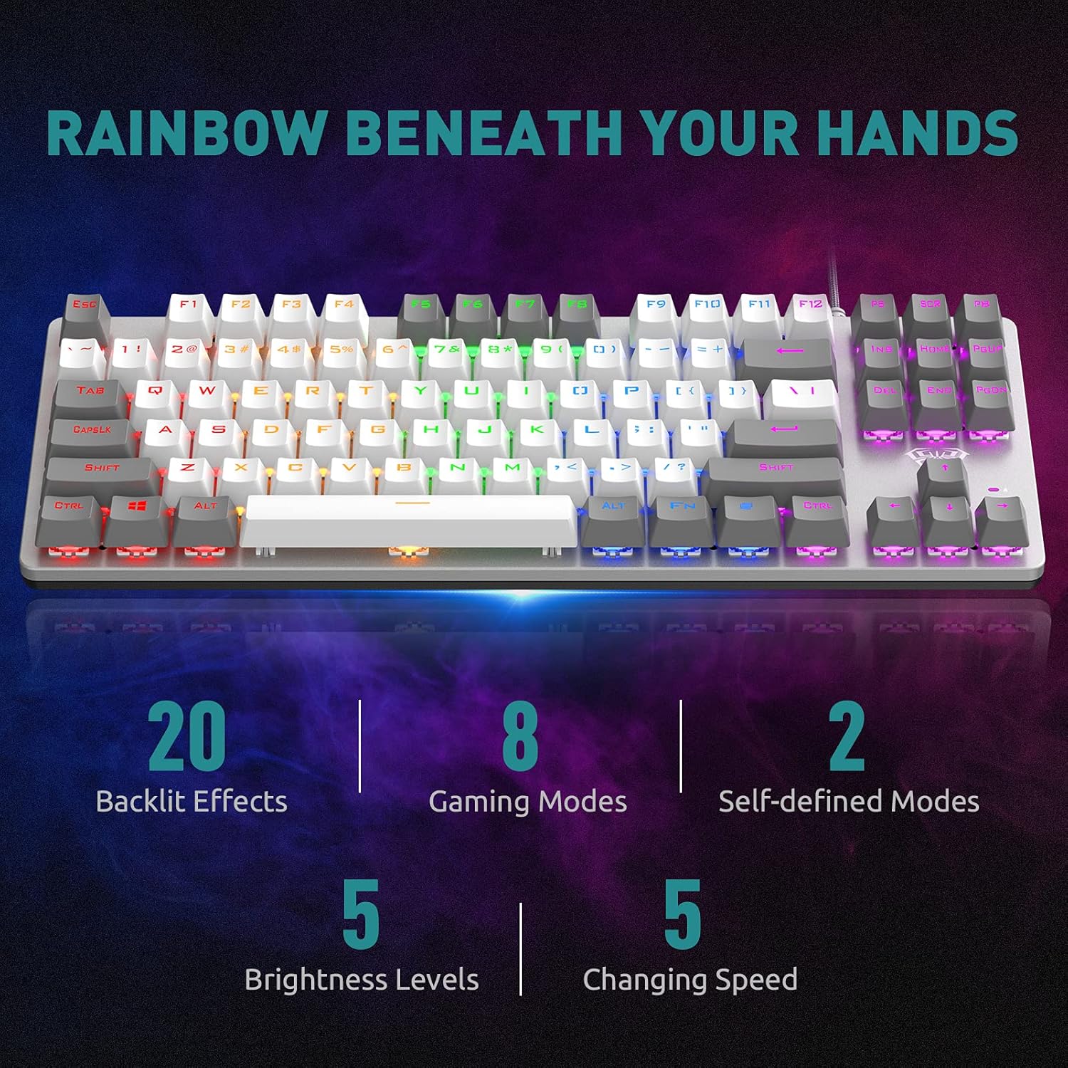 Aula Keyboard Wind F3287 Mechanical Gaming Wired Blue Switch