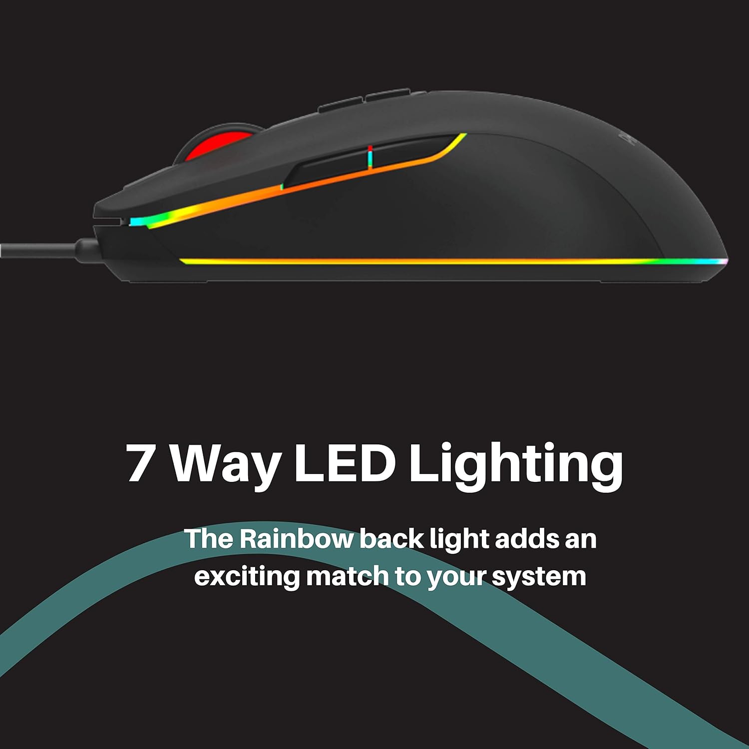 Philips Mouse G414 Gaming Mouse Wired Black