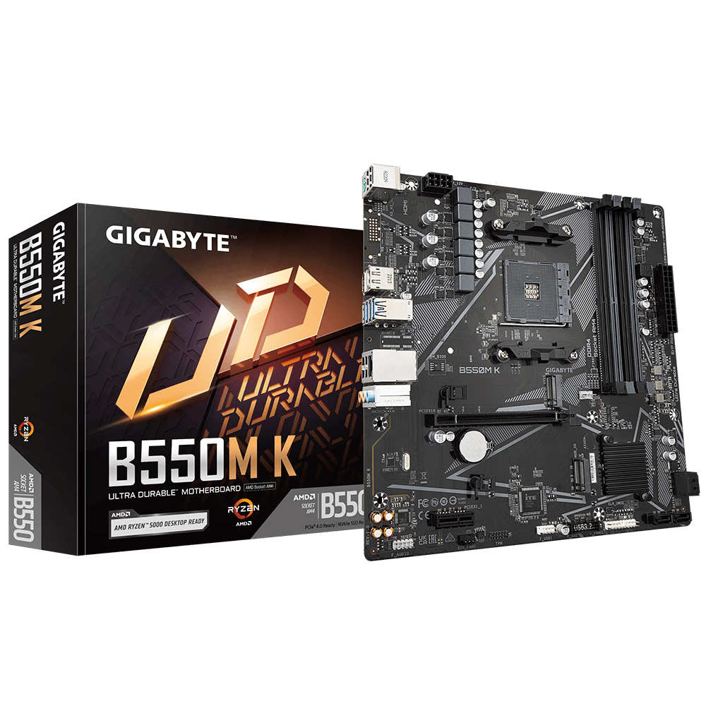 Gigabyte Motherboard B550m k AM4