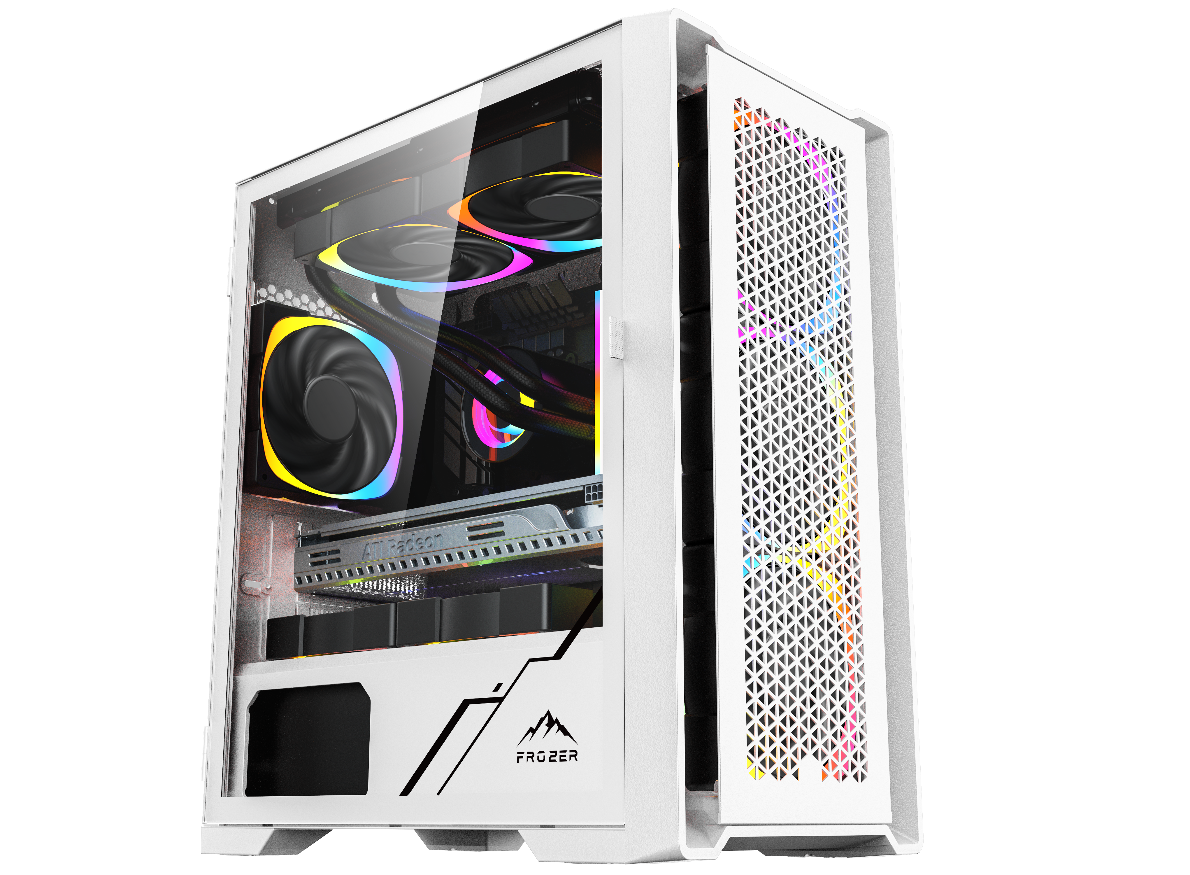 Frozer casing Chamber 3 ARGB Fan white