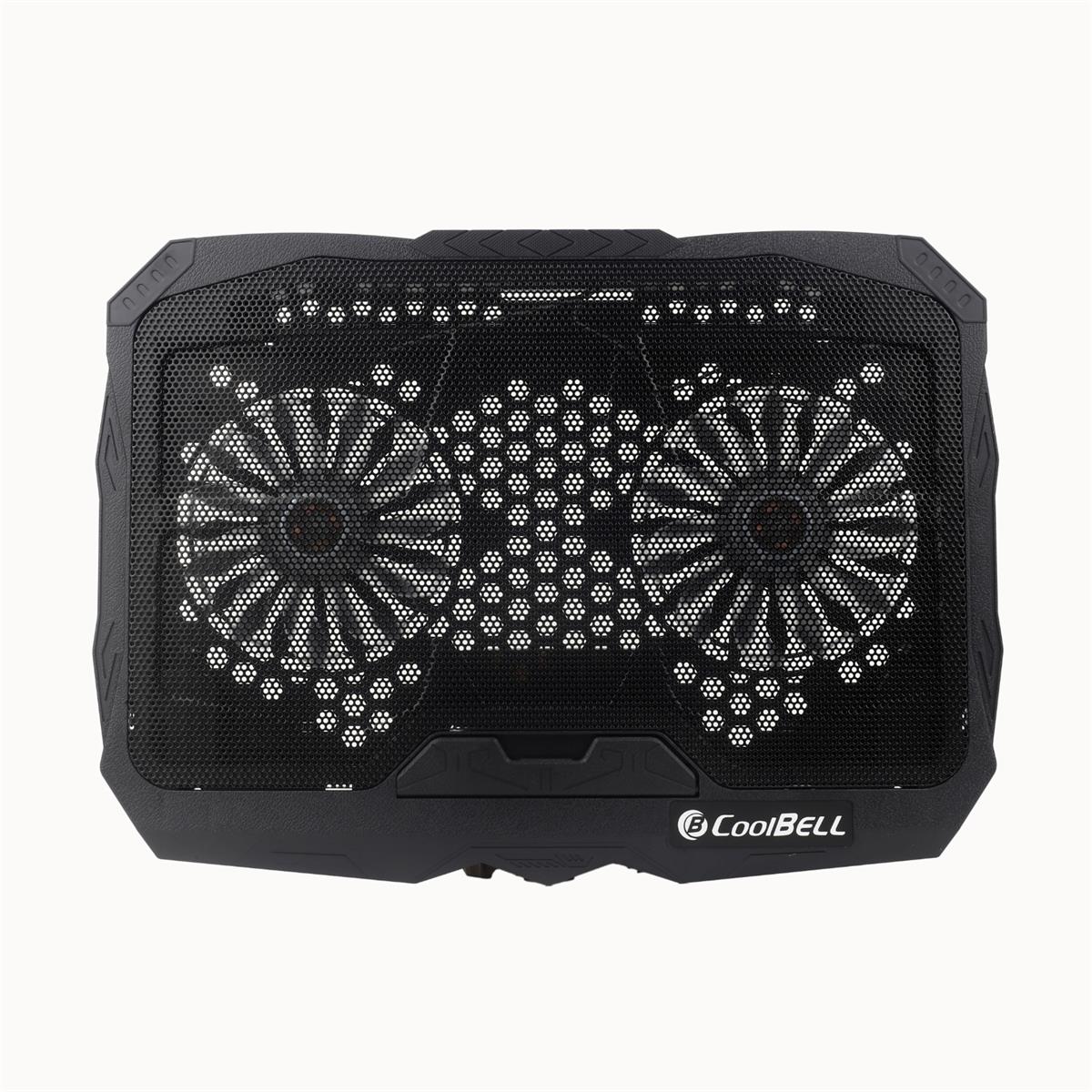 Coolbell Cooling Pad CB 2x USB Powered For 12-17 inch Laptop