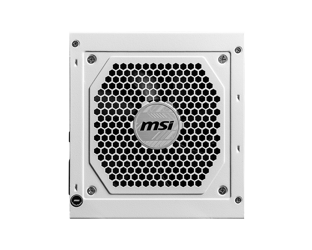 MSI Power Supply Mag A850GL PCIE 5 White 80 Plus Gold fully Modular