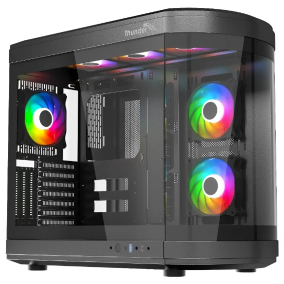 Thunder Casing Rouge Without Fan TGC-657B Mid-Tower ATX Gaming Case