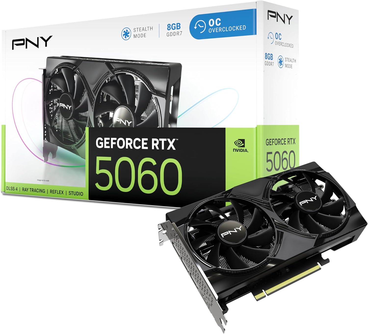 PNY Graphic Card RTX 5060 8GB OC Dual Fan