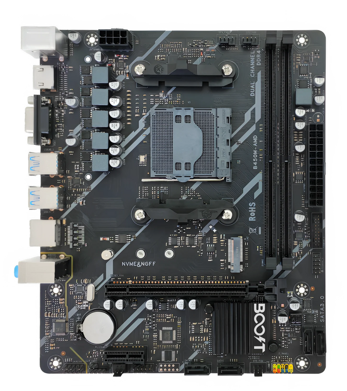 Boost Motherboard Core B450m DDR4
