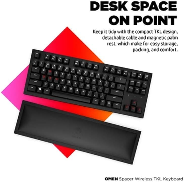 HP Keyboard Omen Spacer Wireless TKL Keyboard Cherry Brown Switch