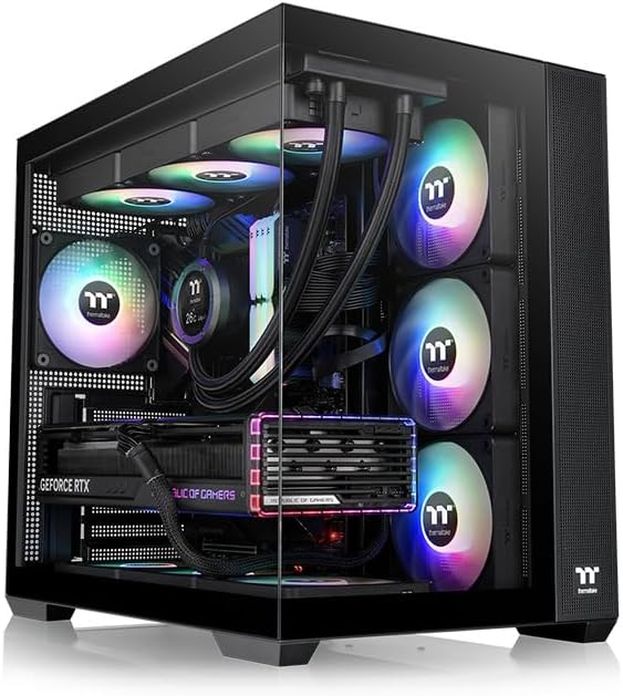 Thermaltake Casing View 360 TG With 4 ARGB Fans