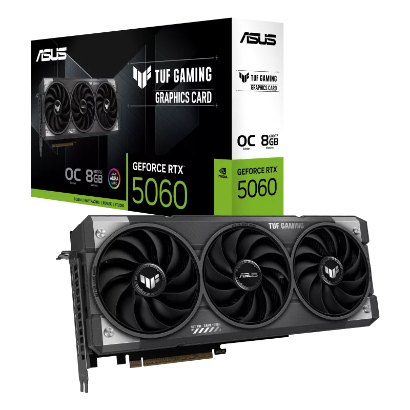 Asus Graphic Card Prime RTX 5060 8GB GDDR7 OC Triple Fan