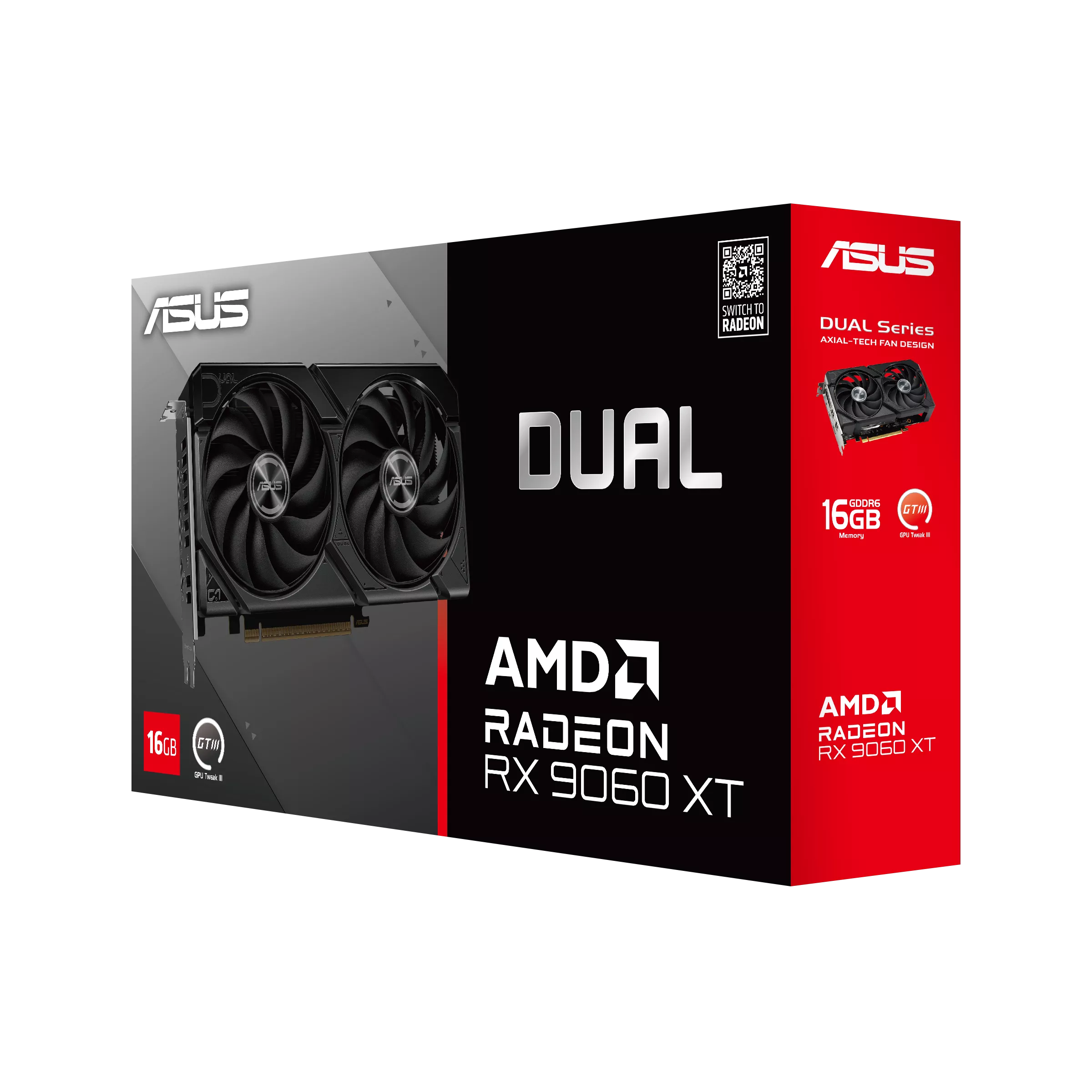 Asus Graphic Card RX 9060 XT 16GB Dual