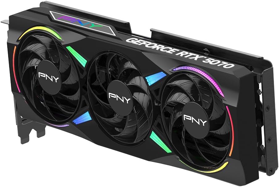 PNY Graphic Card RTX 5070 12GB EPIC-X ARGB Triple Fan