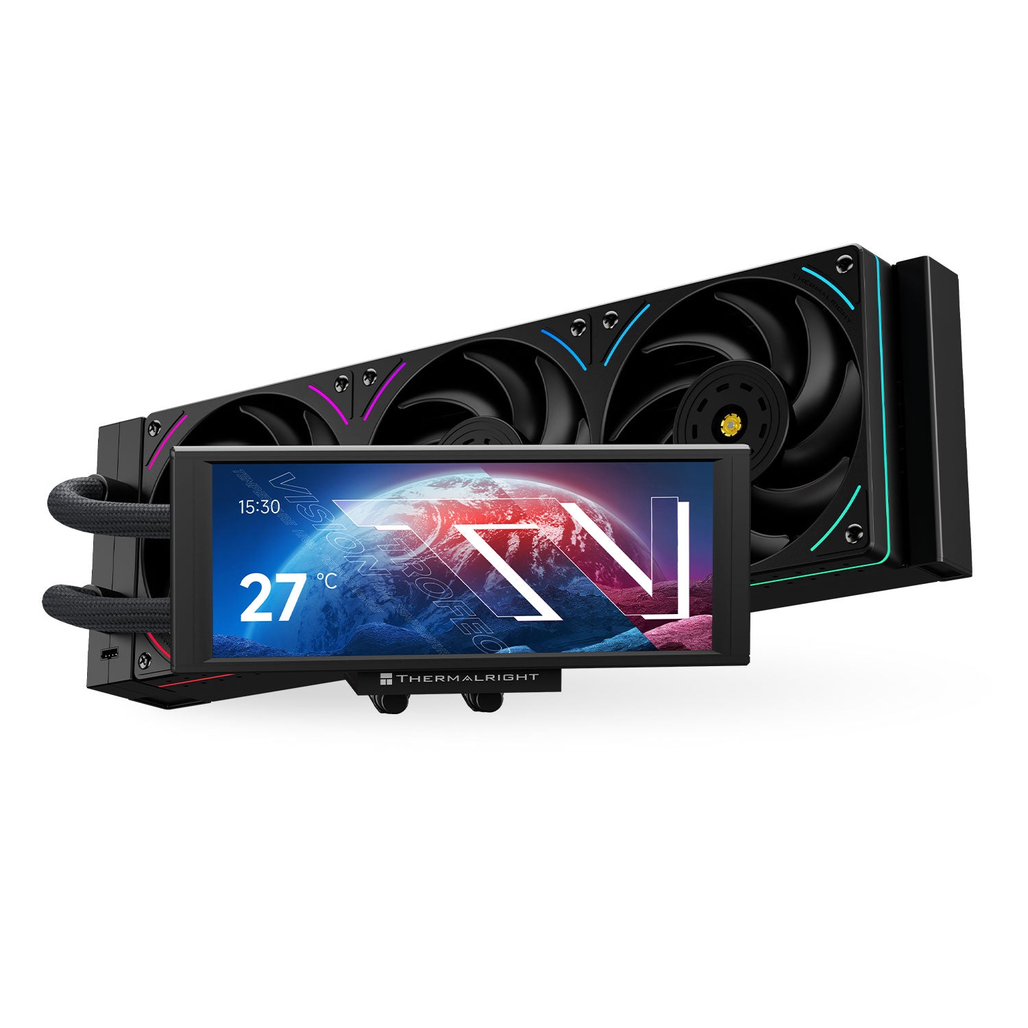 Thermalright Liquid Cooler Trofeo Vision 360 ARGB AIO Black 6.86 LCD