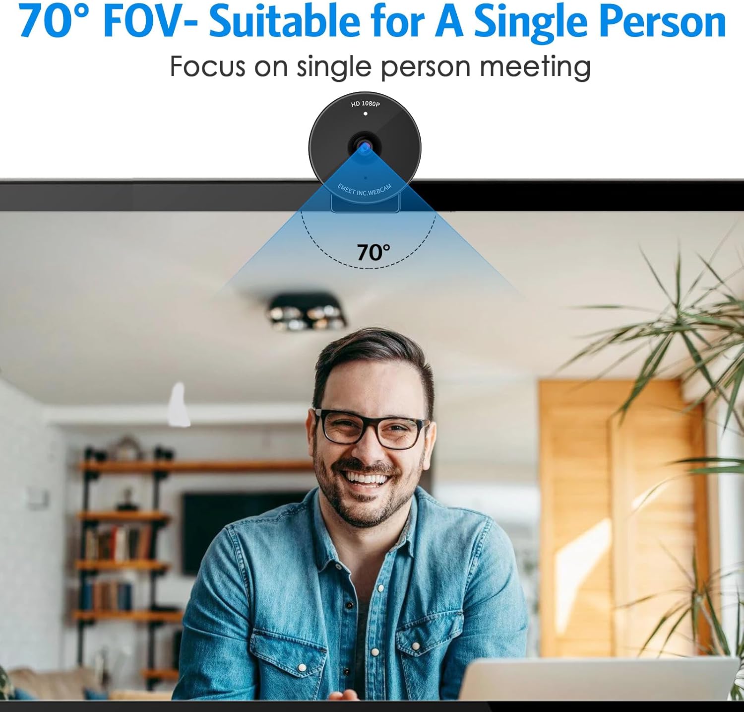 Emeet Webcam C950 Webcam Microphone,1080P