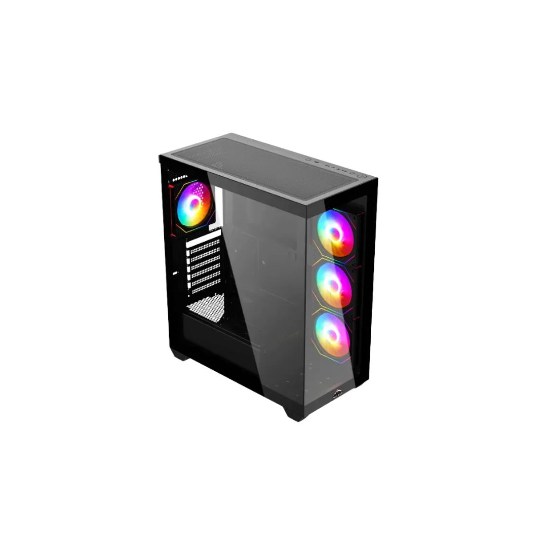 Frozer Casing Aura ATX Black 4 infinity Fan