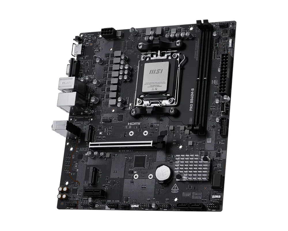 MSI Motherboard Pro B840M-B AM5 mATX