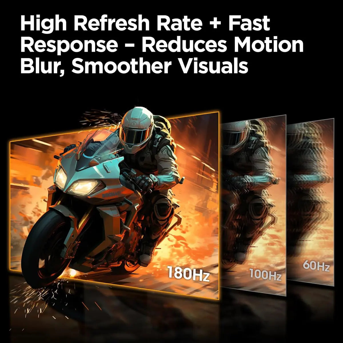 Koorui LED Monitor G2421v 24 inches 2K QHD 180Hz 1ms IPS