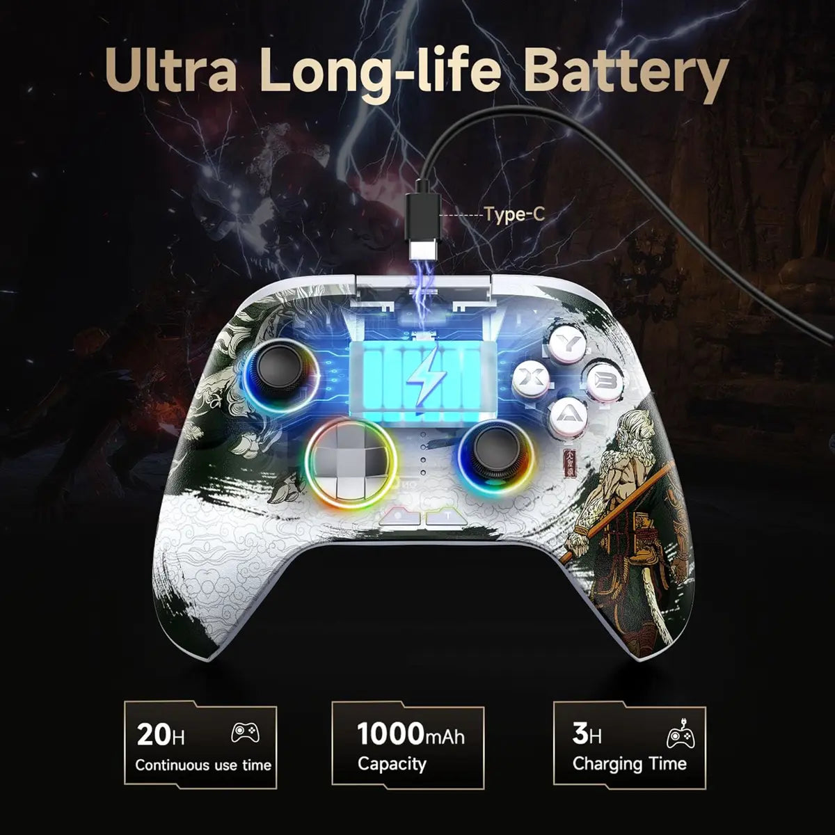 EasySMX Controller X15 Wukong Edition Controller with Hall Trigger and Hall Joysticks