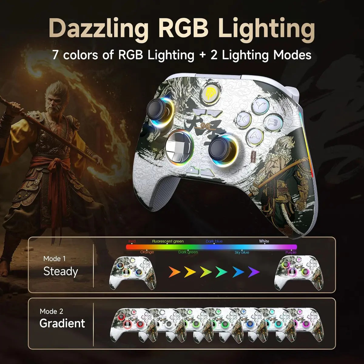 EasySMX Controller X15 Wukong Edition Controller with Hall Trigger and Hall Joysticks