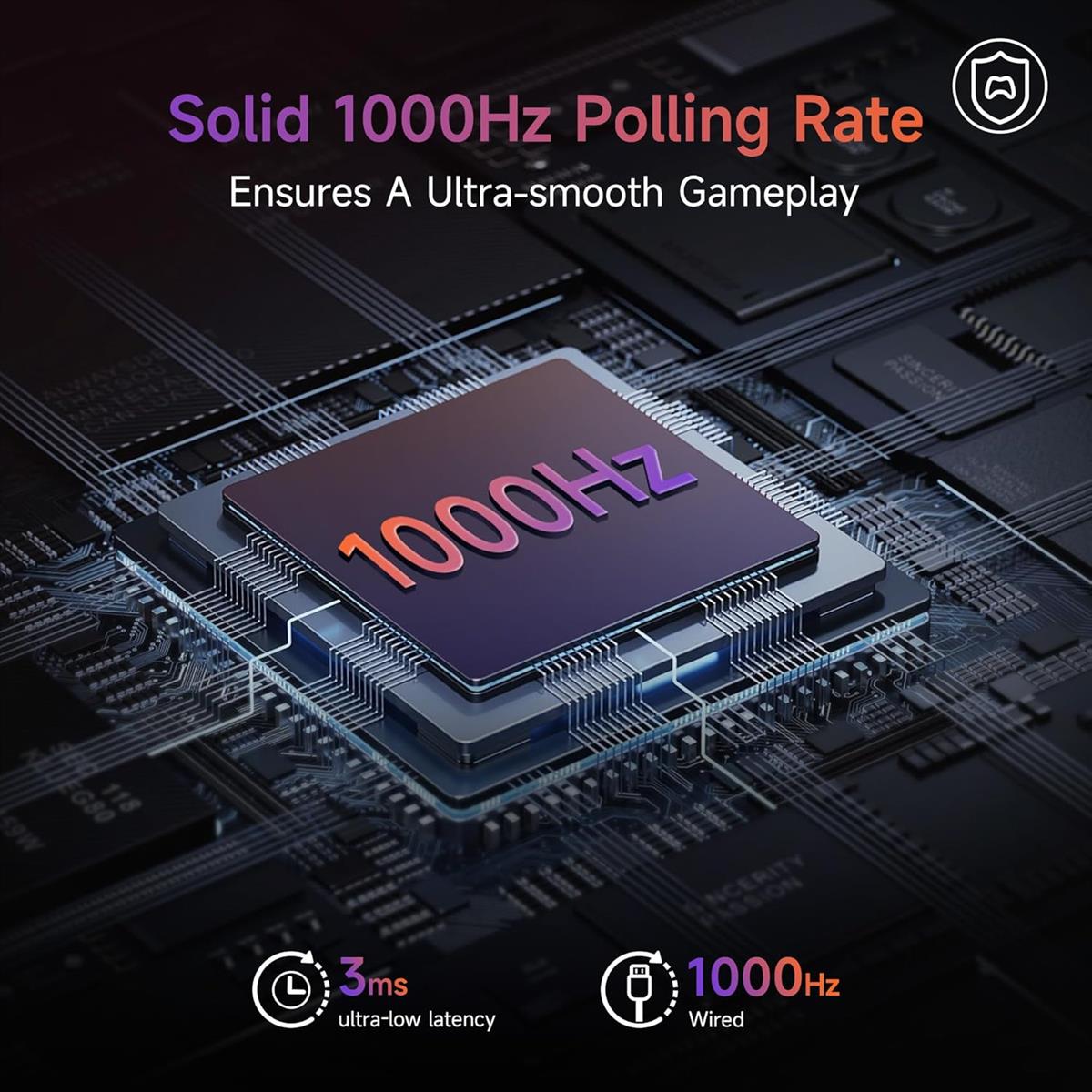 EasySMX Controller X20 RGB Controller with 2 Stage Hall Effect Stick,1000hz Polling rate