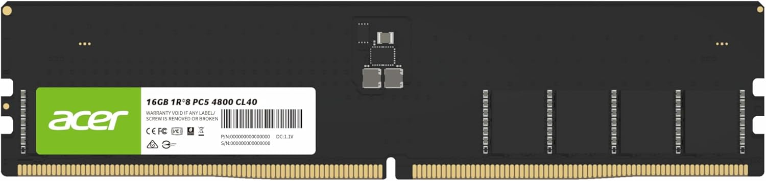Acer Ram Desktop UD200 16GB 4800mhz DDR5