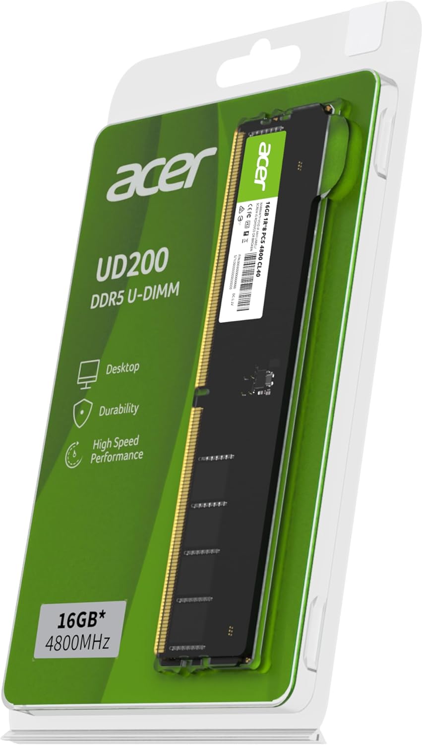 Acer Ram Desktop UD200 16GB 4800mhz DDR5