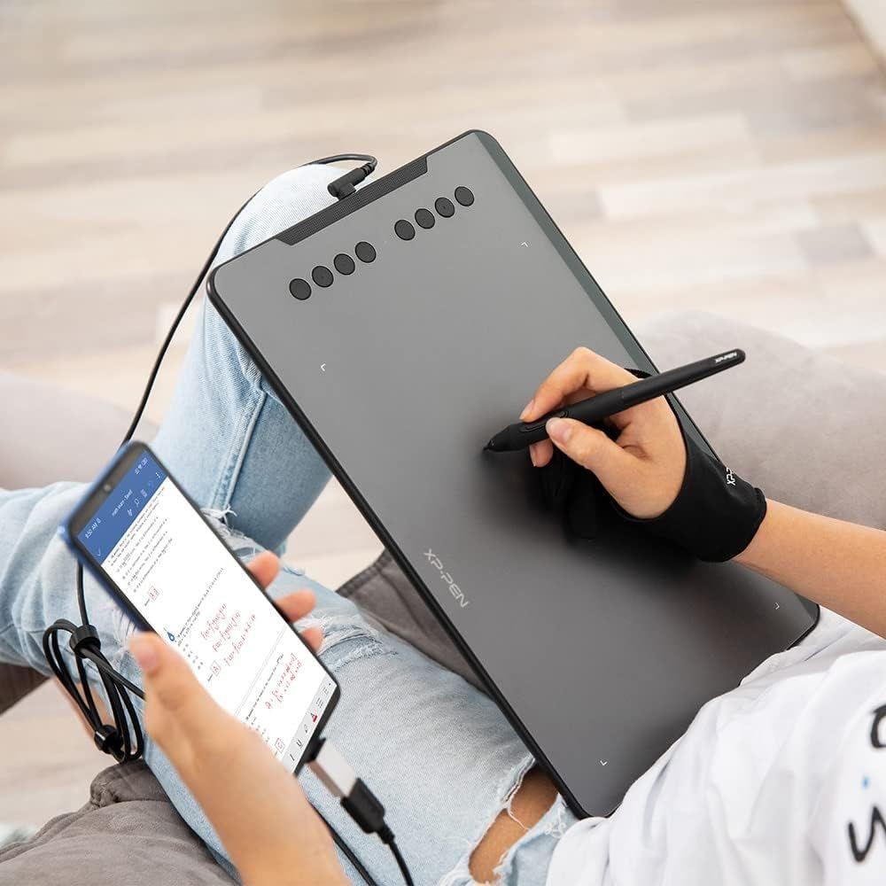XP Pen Graphic Tablet Deco 01 V3 Tablet 10x6 inch Black