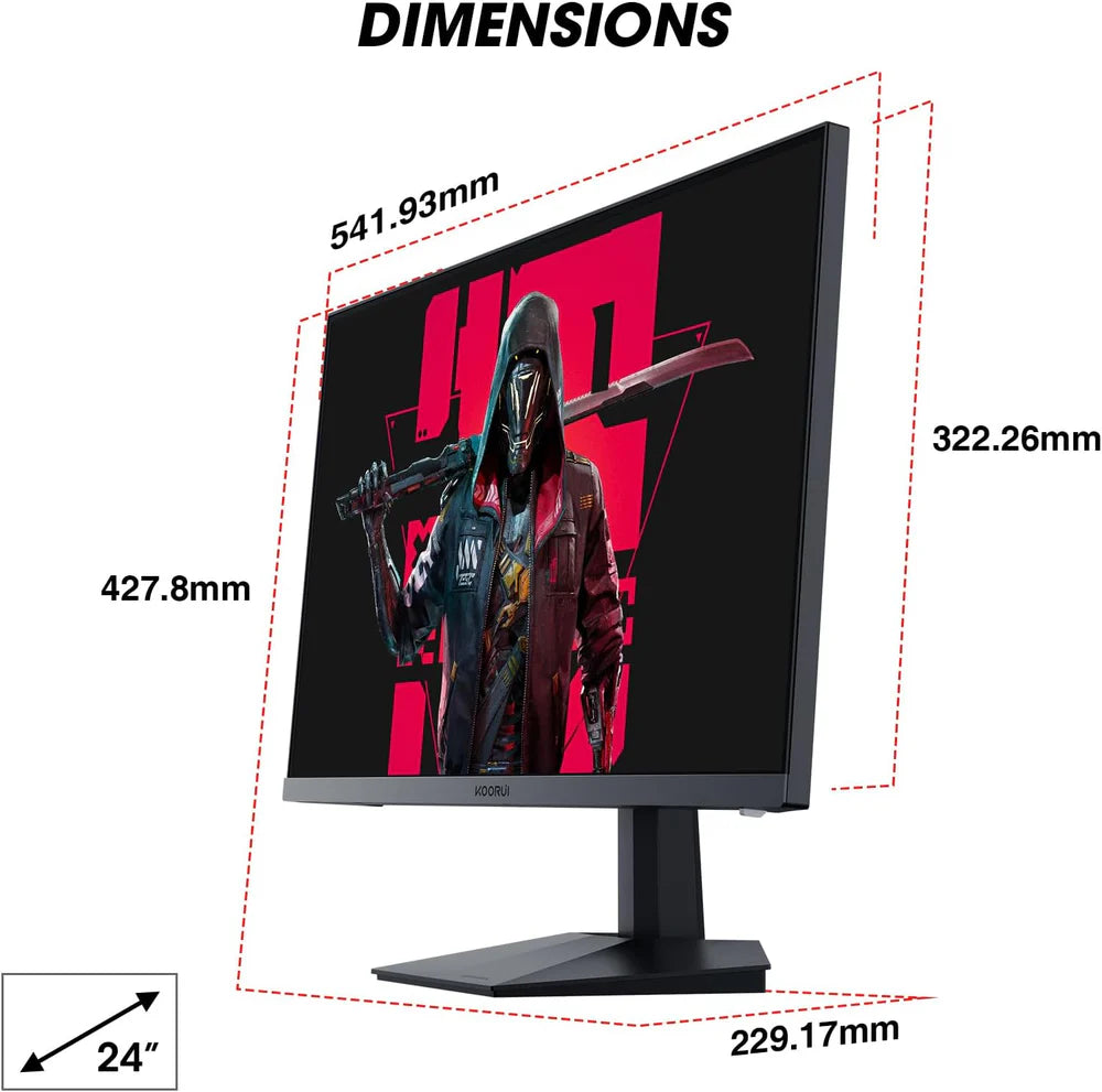 Koorui LED Monitor 24E3 24 inch 165Hz IPS 1080p