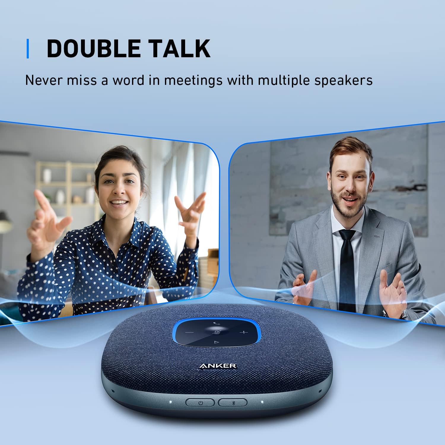 Anker Speaker S3 PowerConf USB & Bluetooth Speakerphone 6 Mics