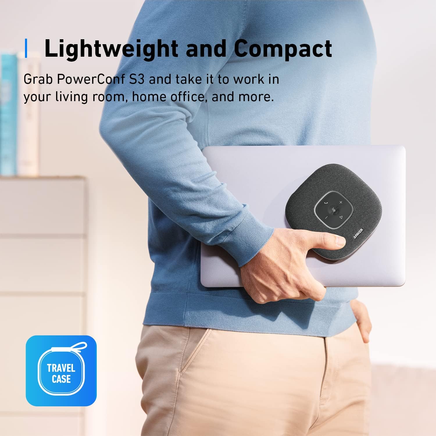 Anker Speaker S3 PowerConf USB & Bluetooth Speakerphone 6 Mics