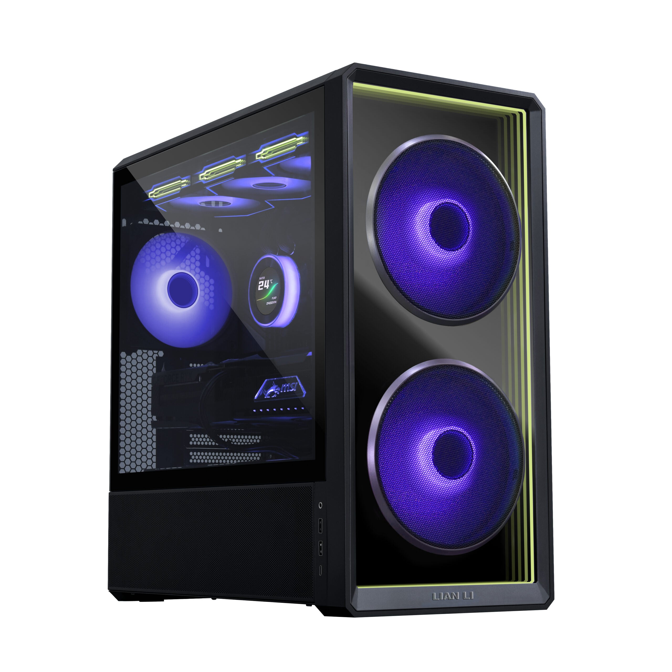 Lian Li Casing Lancool 217 INF Infinity Mirro 3x ARGB Fan Black