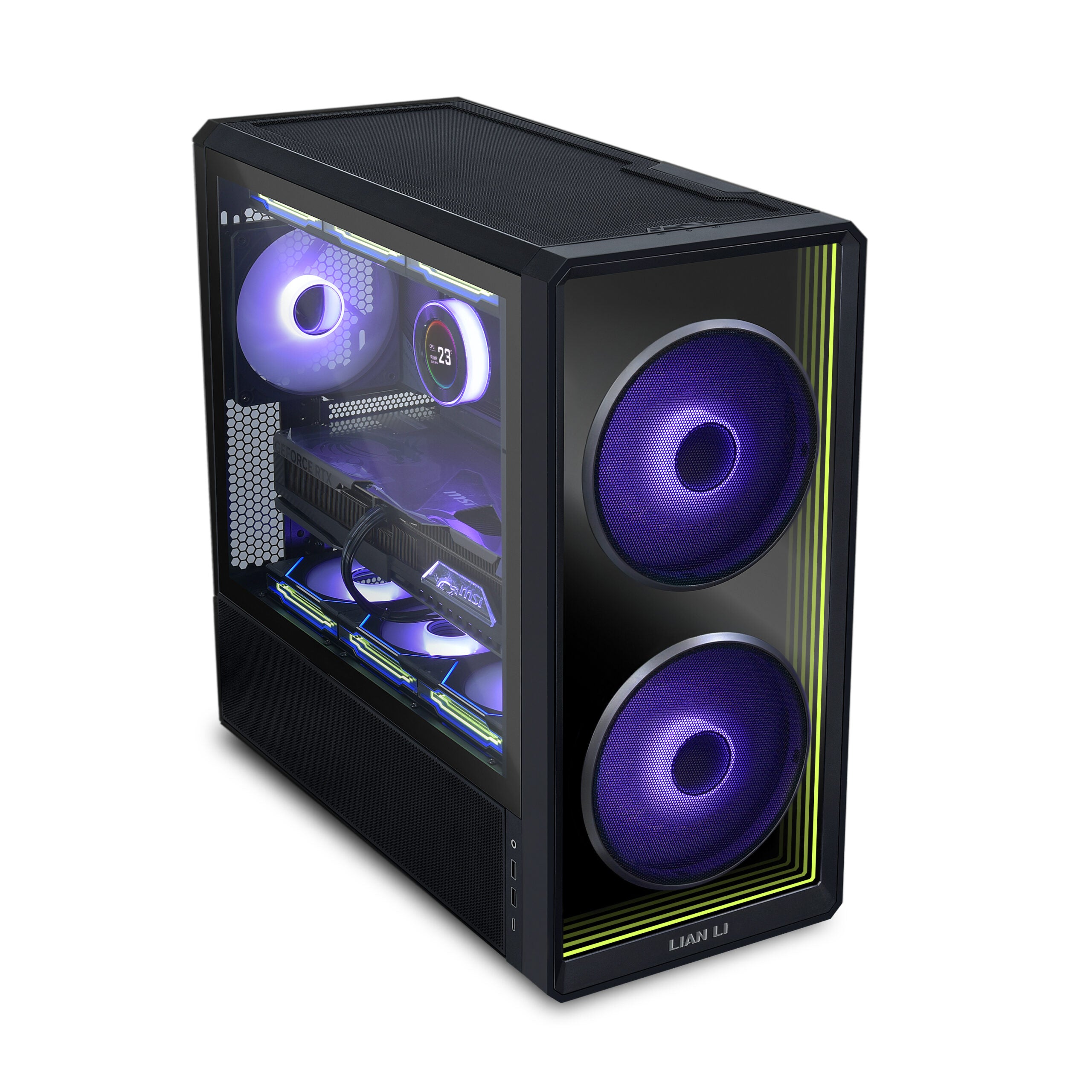 Lian Li Casing Lancool 217 INF Infinity Mirro 3x ARGB Fan Black