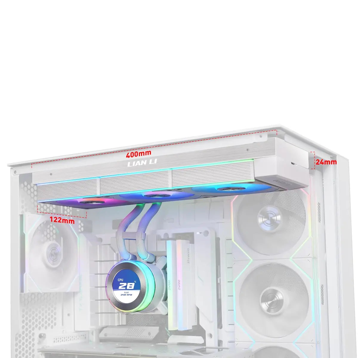 Lian Li Liquid Cooler Hydroshift || 360CL LCD-C 360mm 2.1