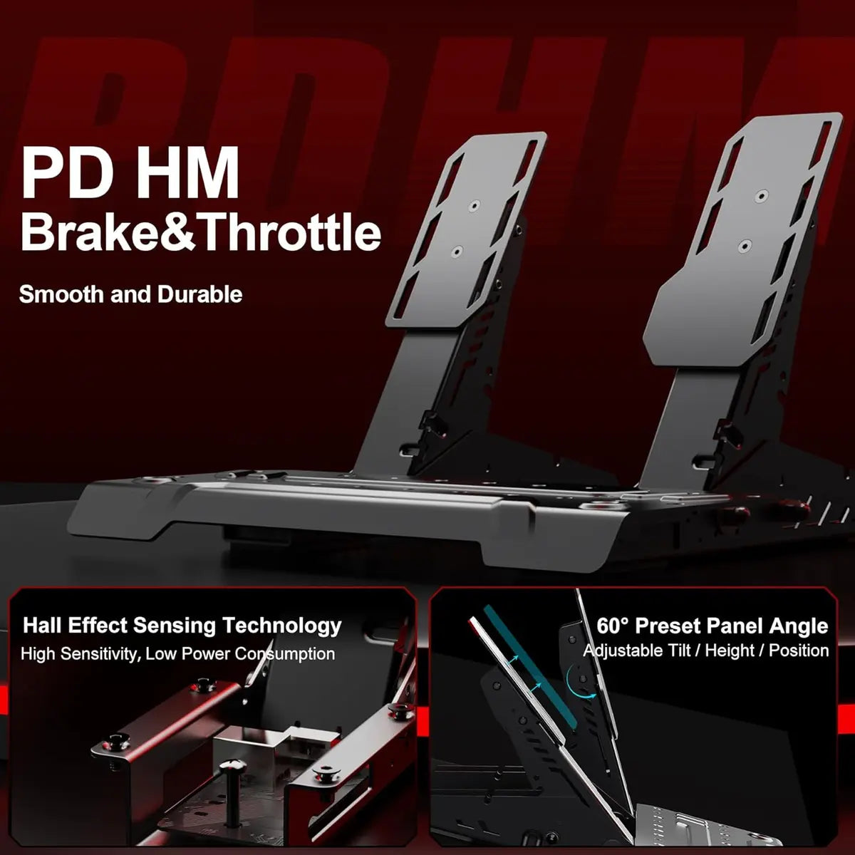 PXN Gamepad VD4 Bundle(Wheel,Pedals,Brake& Throttle and Table Clamp)