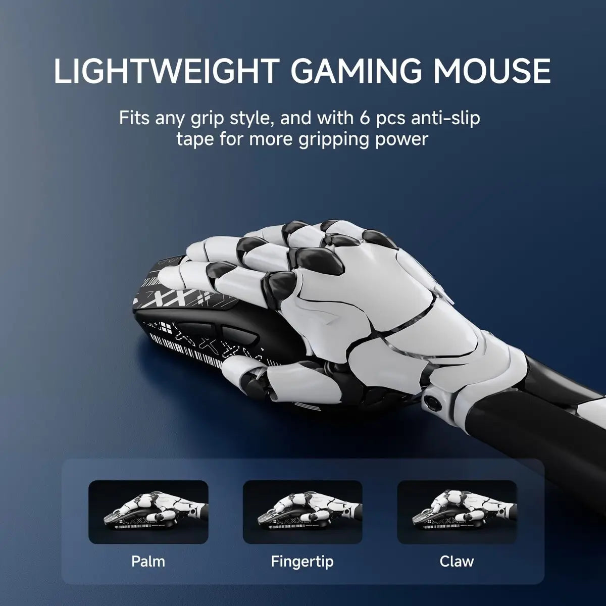 Eweadn Mouse X23 Pro Tri mode 12000 DPI rechargeable Black
