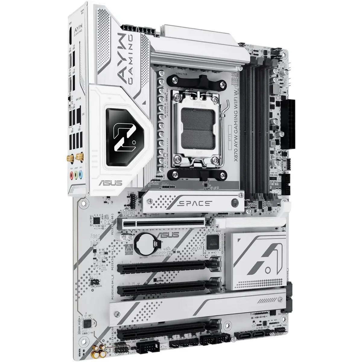 Asus Motherboard X870 AYN Gaming wifi w ATX White