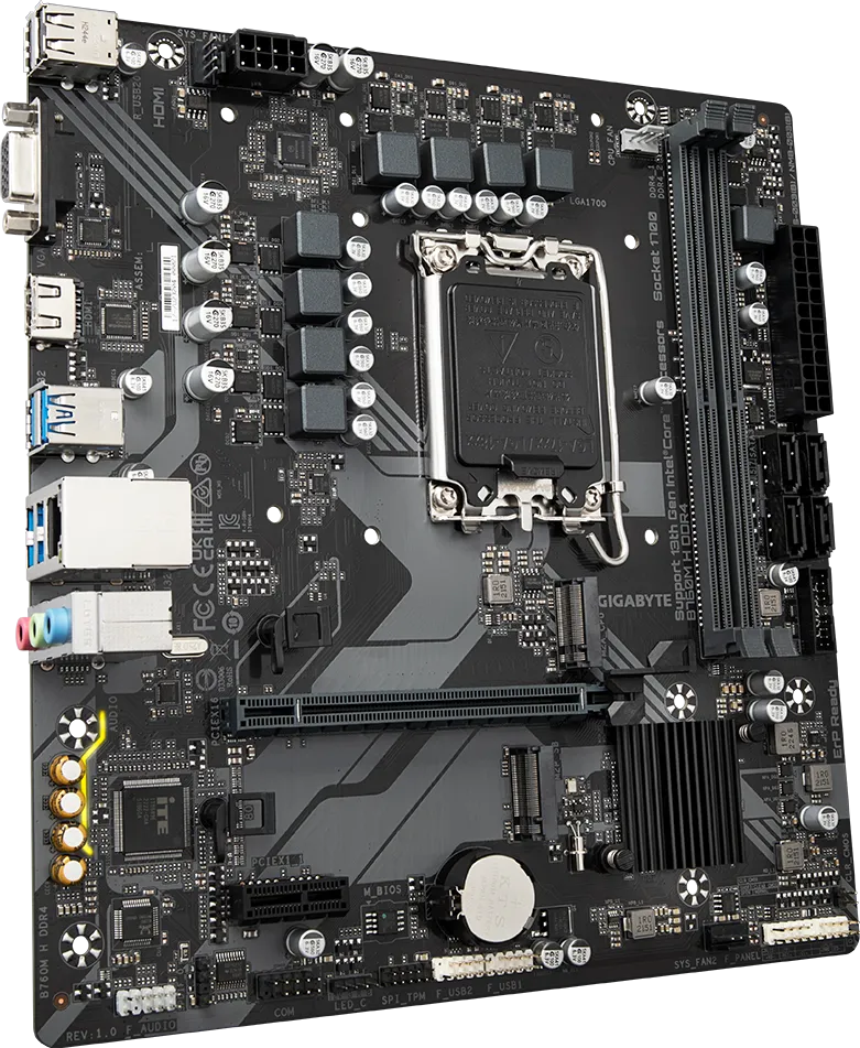 Gigabyte Motherboard B760m H DDR4