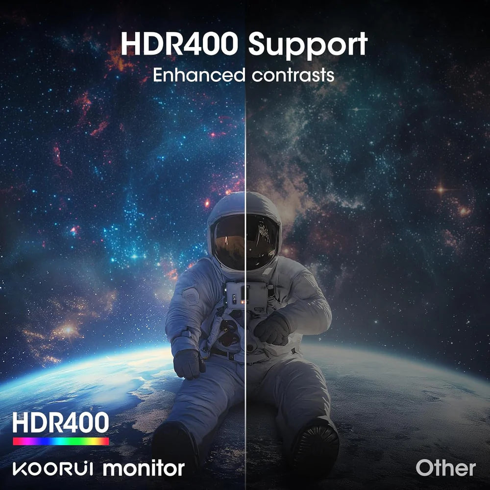 Koorui LED Monitor  34E6UC 34 inches Curve WQHD 3440×1440 165hz 1ms