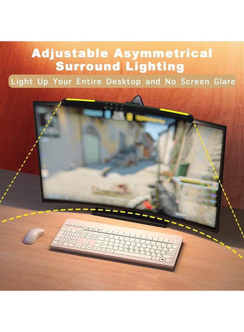 Monitor Led Bar Curve Dual Side for curved monitors, front side warm, cool and mix ton