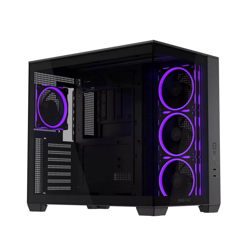 Asus Casing A32 Plus ARGB Black Chassis ATX 4 ARGB Fan