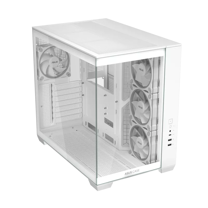 Asus Casing A32 Plus ARGB White Chassis ATX 4 ARGB Fan