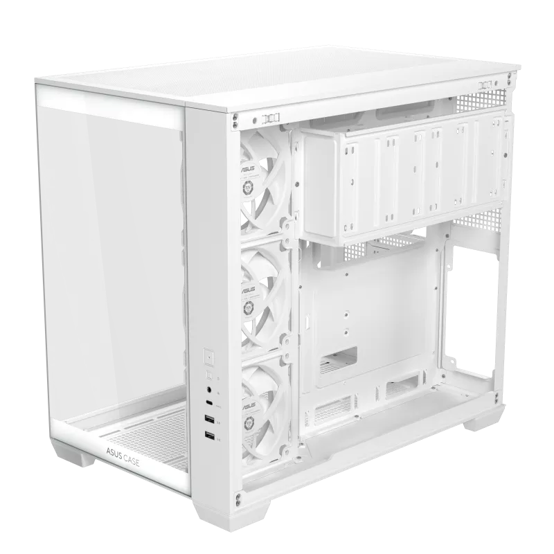 Asus Casing A32 Plus ARGB White Chassis ATX 4 ARGB Fan