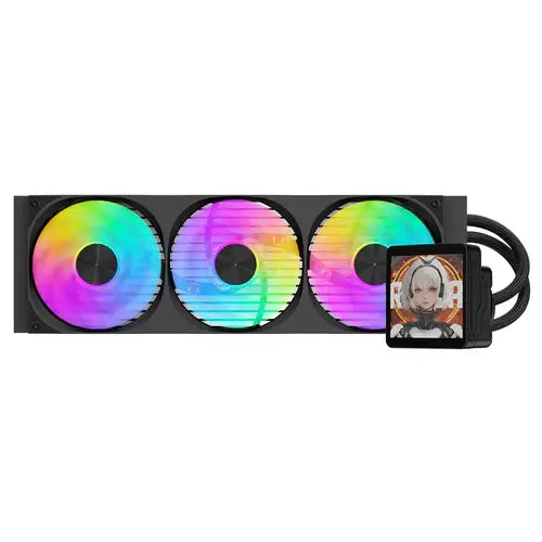 Darkflash Liquid Cooler DV 360S With Screen Black