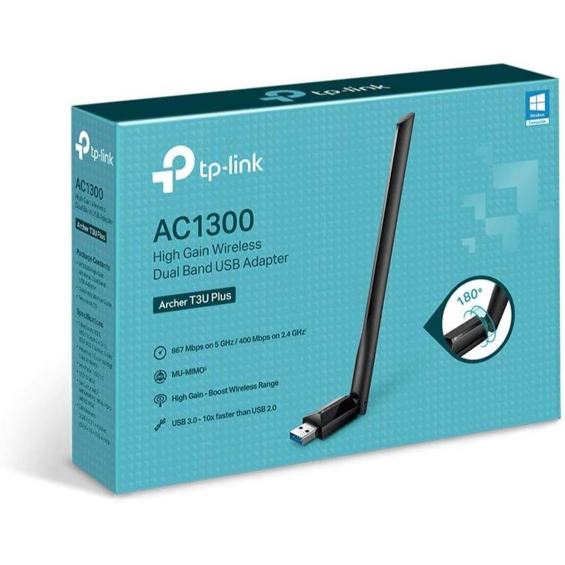 Tp-Link Wifi Adapter T3U Plus AC1300 Wireless