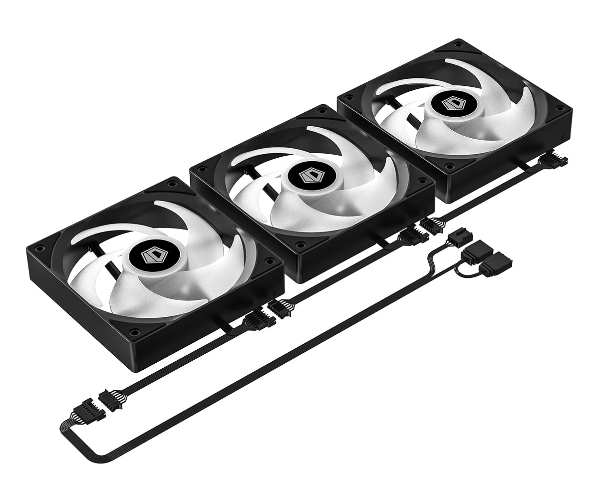 ID Cooling Liquid Cooler FX360 LCD ARGB AIO 360mm Black
