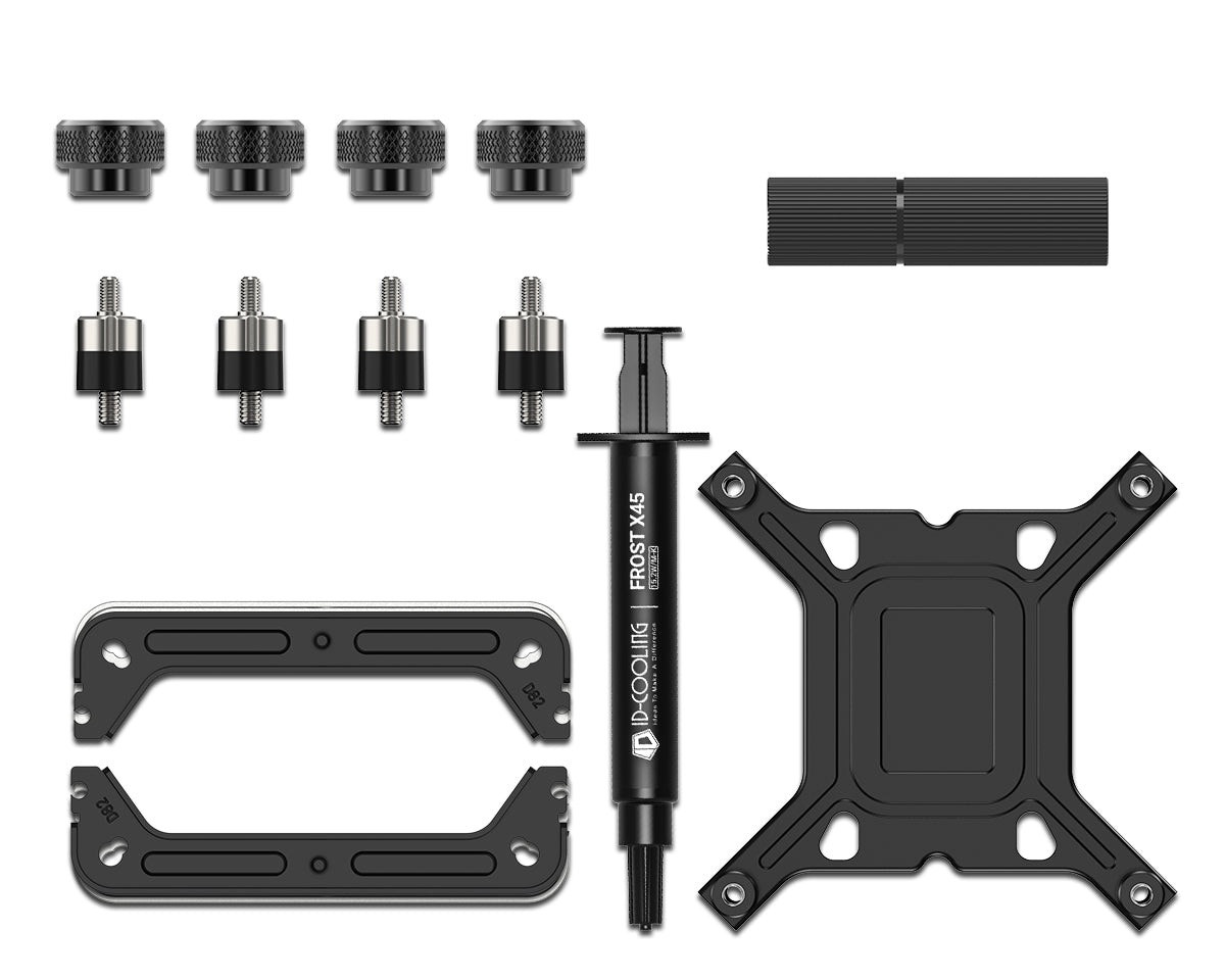 ID Cooling Liquid Cooler FX360 LCD ARGB AIO 360mm Black