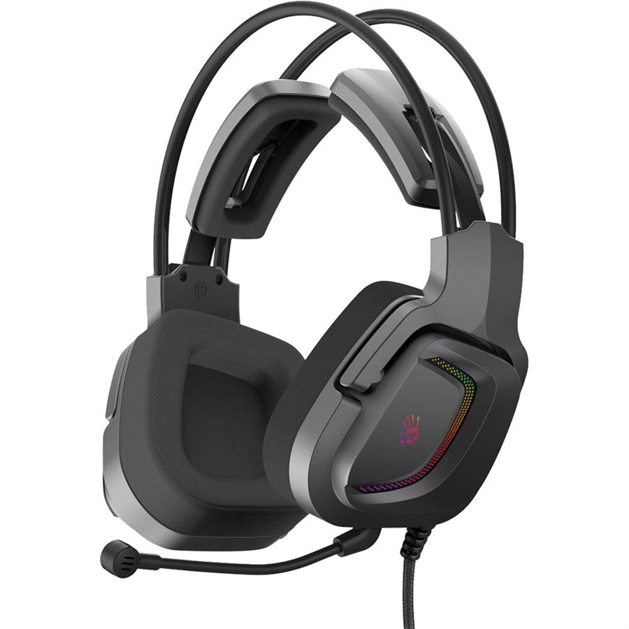 Bloody Headset G575P Virtual 7.1 Surround Sound RGB Gaming Headset Gun Grey