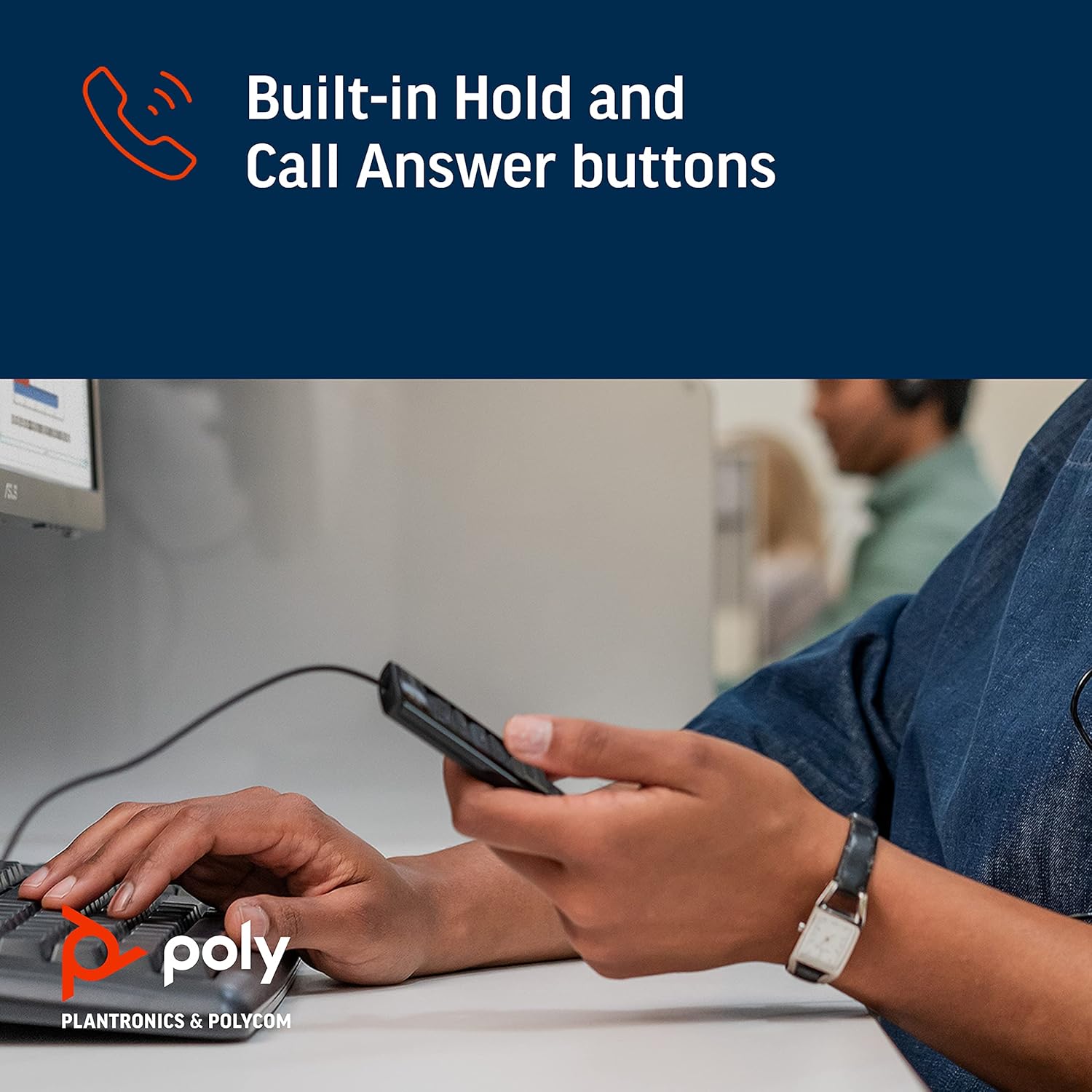 Plantronics Headset Poly EncorePro 525 USB-A Wired