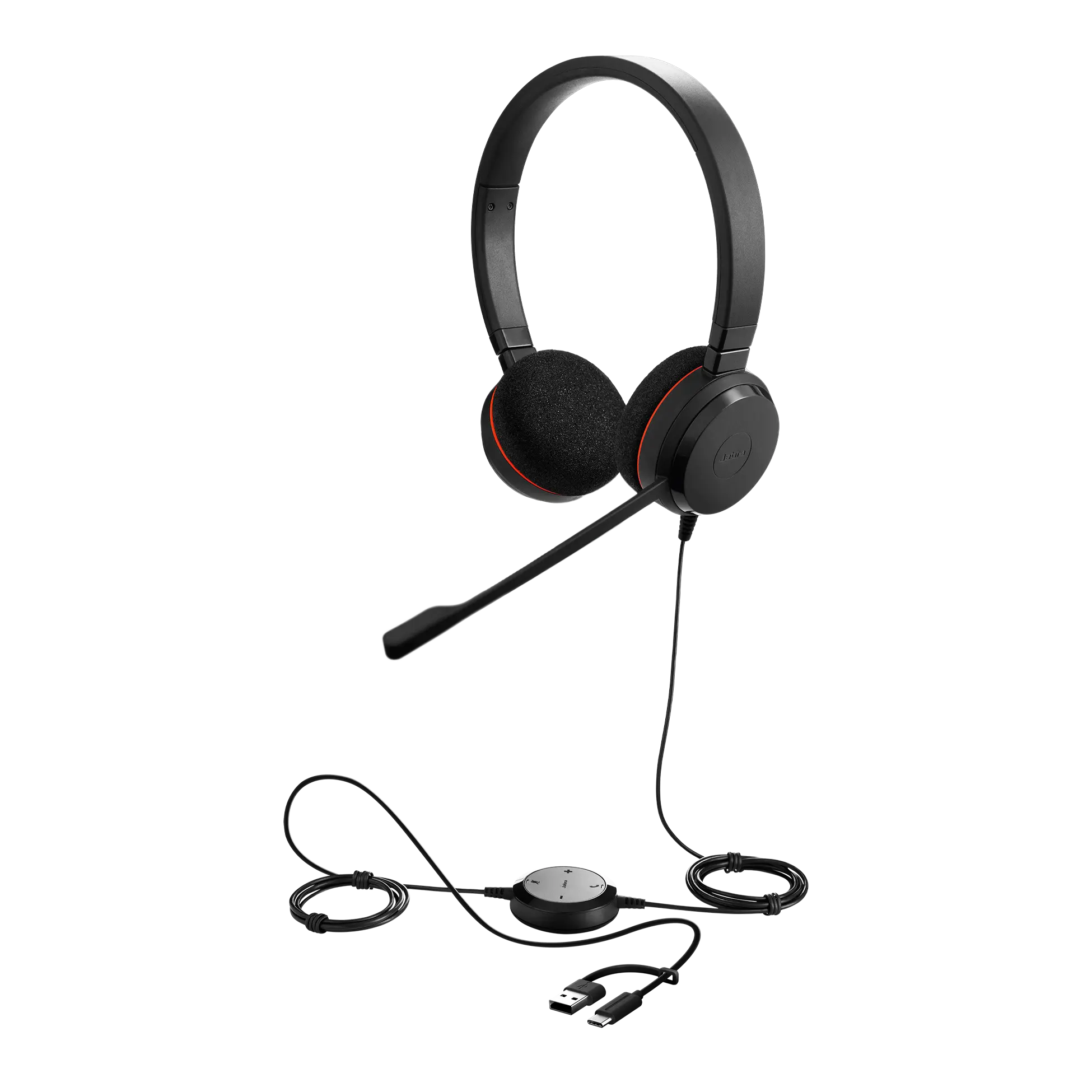 Jabra Headset Evolve 20 Stereo USB-A And USB-C Orignal Packing