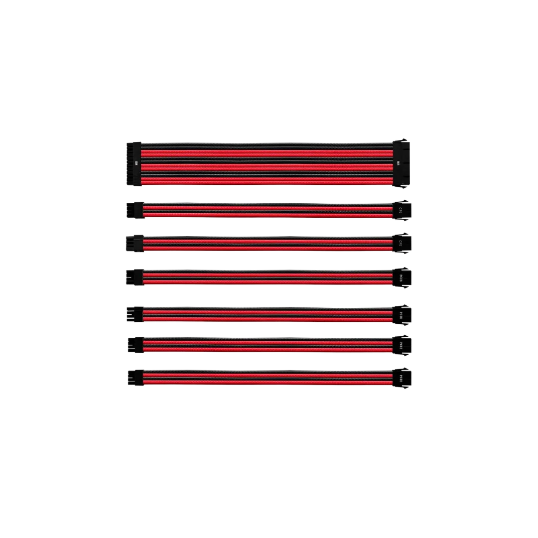 Cooler Master PSU Extension Cable KIT RED/ BLACK