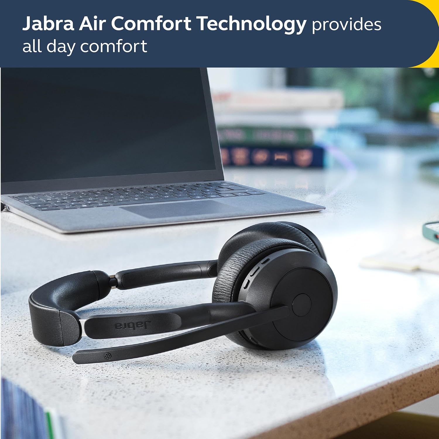 Jabra Headset Evolve2 55 Wireless Stero With Charging Dock
