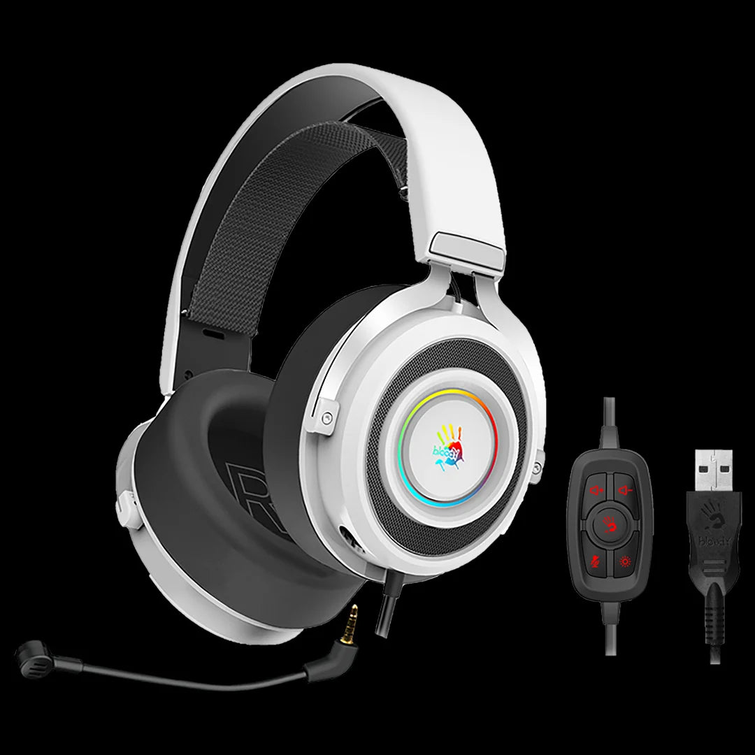Bloody Headset 535 Gaming Headset Wired (Black+white)